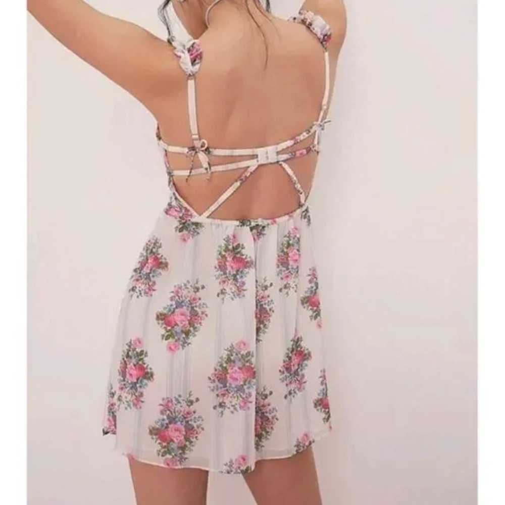NWT For Love & Lemons Lailah Slip Dress - Picture 7 of 8